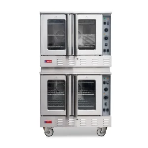 WESTLAKE 39" Double Deck Commercial Gas Convection Oven with Legs | 120,000 BTU